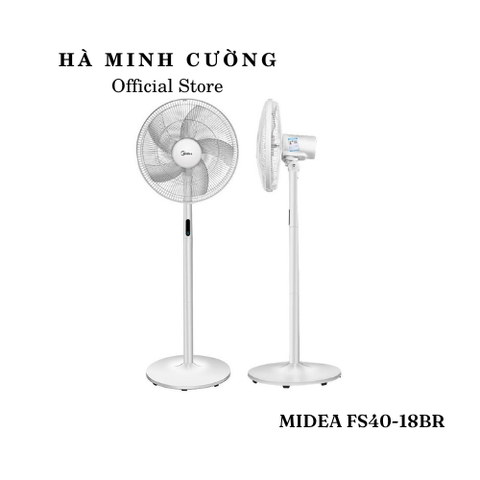 Quạt đứng Midea FS40-18BR Trắng