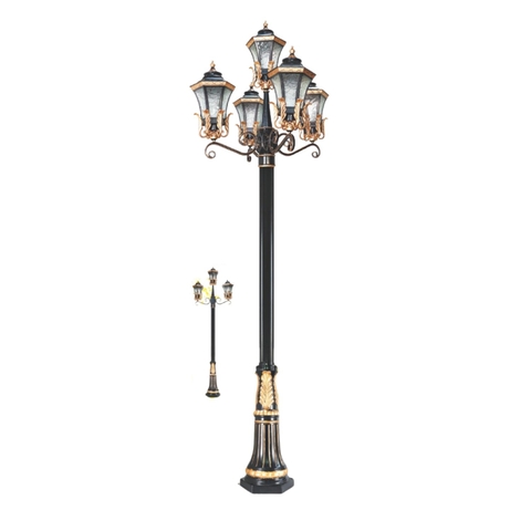 Đèn Cột Ngoài Trời Nam Long Netviet NVT 887/3 Và NVT 887/5