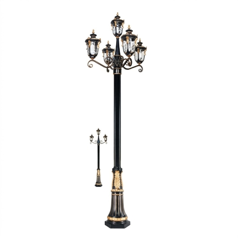 Đèn Cột Ngoài Trời Nam Long Netviet NVT 888/3 Và NVT 888/5