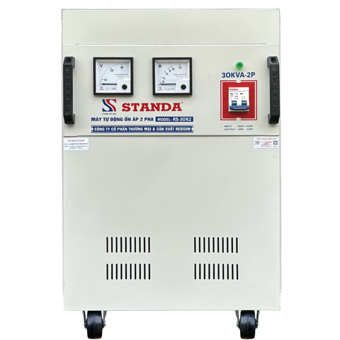Ổn Áp Standa 2 Pha Lửa 30KVA RS/30K2 (180V-430V)