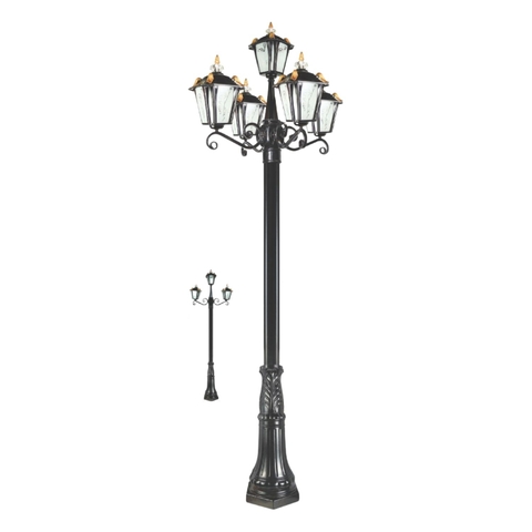 Đèn Cột Ngoài Trời Nam Long Netviet NVT 889/3 Và NVT 889/5