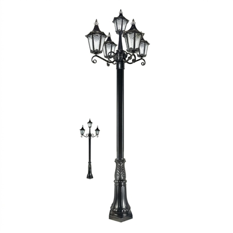 Đèn Cột Ngoài Trời Nam Long Netviet NVT 890/3 Và NVT 890/5