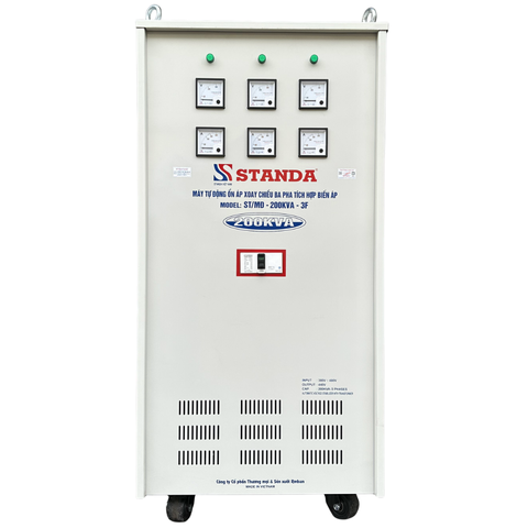 Ổn Áp Standa 3 Pha 200KVA ST-200KVA-3F-DR (160V-430V)