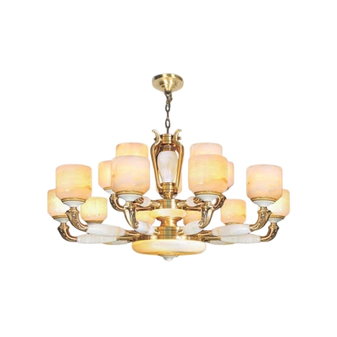 Đèn Chùm Đồng Cổ Điển Nam Long Netviet NC 1008/15