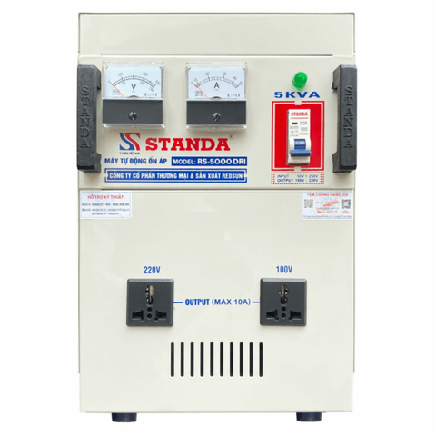 Ổn Áp Standa 1 Pha 5KVA RS-5000 DRI (50V-250V)