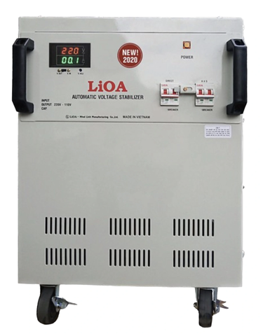 Ổn Áp LiOA 1 Pha 15KVA DRII-15,000II NEW 2020 (50-250v) - Đồng hồ điện tử