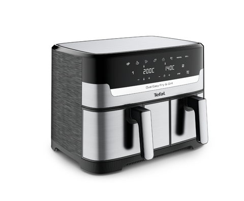 Nồi chiên không dầu điện tử Tefal Dual Easy Fry & Grill EY905D10