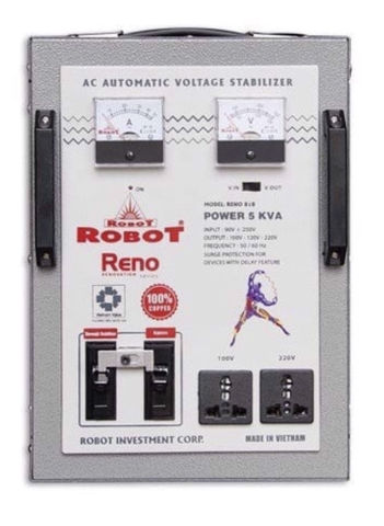 Ổn Áp Robot Reno 5KVA (90-250v) - Reno 818