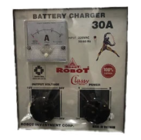 Sạc Tăng Giảm Robot 30A (12v-24v-36v)-(Dây đồng)