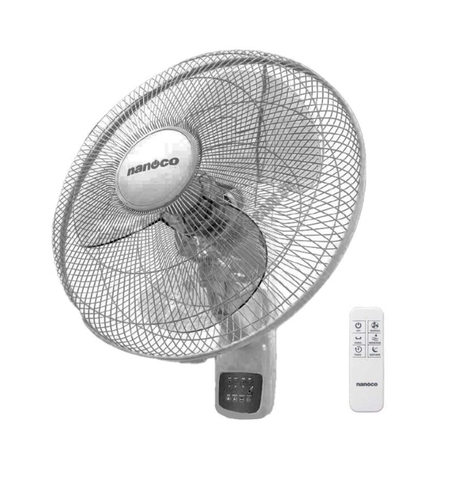SẢN PHẨM NGỪNG KINH DOANH - Quạt Treo Tường Có Remote Nanoco NWF1610RC-G