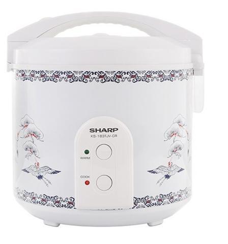 Nồi Cơm Điện Nắp Gài Sharp 1.8 Lít KS-183TJV-CR
