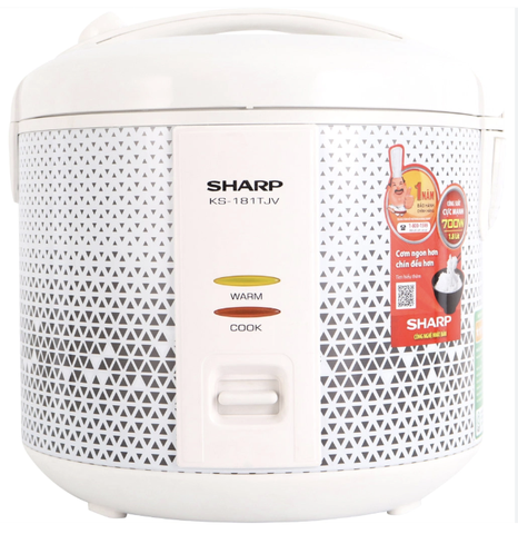 Nồi Cơm Điện Sharp 1.8 Lít KS-181TJV
