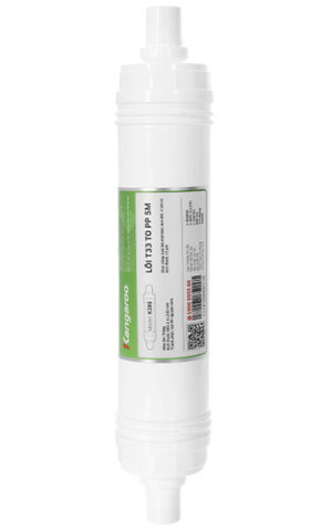 Lõi số 3 - KG100HK: Lõi 33T to, PP IN LINE 1M, 2 đầu, thân trắng sứ, nắp trắng sứ, nối nhanh