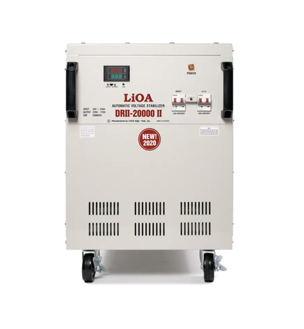 Ổn Áp LiOA 1 Pha 20KVA DRII-20,000II (50-250v) - New Đồng hồ điện tử