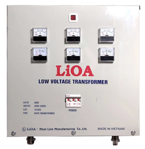 Biến Áp Đổi Nguồn Hạ Áp 3 Pha 15KVA LiOA 3K151M2YH5YT (Tự Ngẫu)