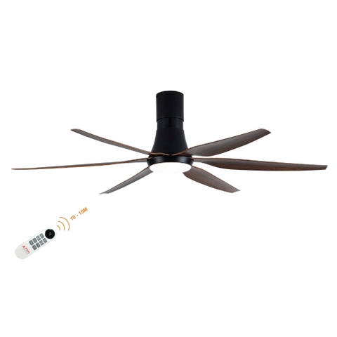 Quạt Trần Động Cơ DC Asia Lighting QT20-N (Màu Nâu Cà Phê)