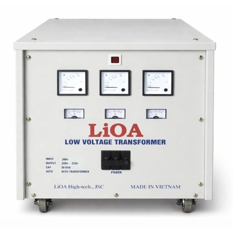 Biến Áp Cách Ly Đổi Nguồn Hạ Áp 3 Pha 30kVA LiOA 3K301M2DH5YC/D (Dây Đồng)