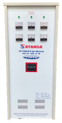 ỔN ÁP STANDA 15KVA 3 PHA ST-15KVA-3F-DR (dải 160v-430v)