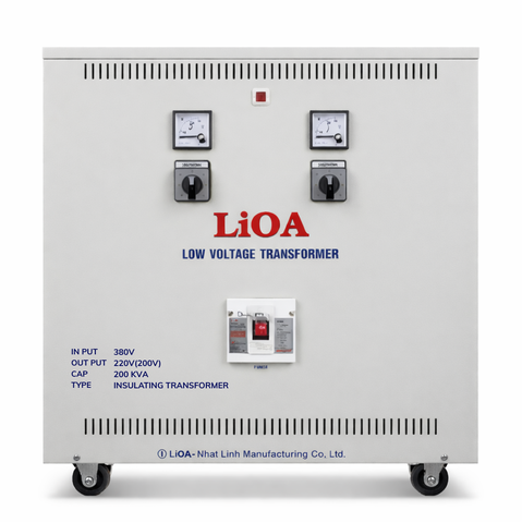 Biến Áp Đổi Nguồn Hạ Áp 3 Pha 200KVA LiOA 3K202M2YH5YT (Tự Ngẫu)