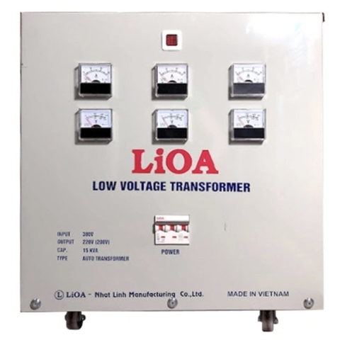 Biến Áp Cách Ly Đổi Nguồn Hạ Áp 3 Pha 15kVA LiOA 3K151M2DH5YC/D (Dây Đồng)