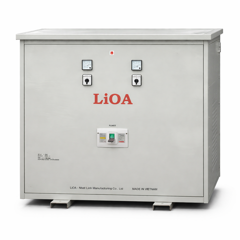 Biến Áp Đổi Nguồn Hạ Áp 3 Pha 80kva LiOA 3K801M2DH5YC (loại Cách ly)