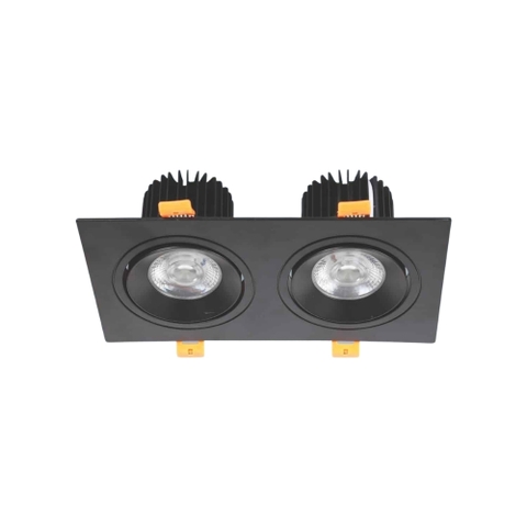 Đèn LED Downlight Âm Trần COB Sâu Lòng Chỉnh Nghiêng Anfaco AFC 767D/2 LED 12W