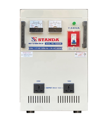 Ổn Áp Standa 1 Pha 7.5KVA RS-7500 (150V-250V)