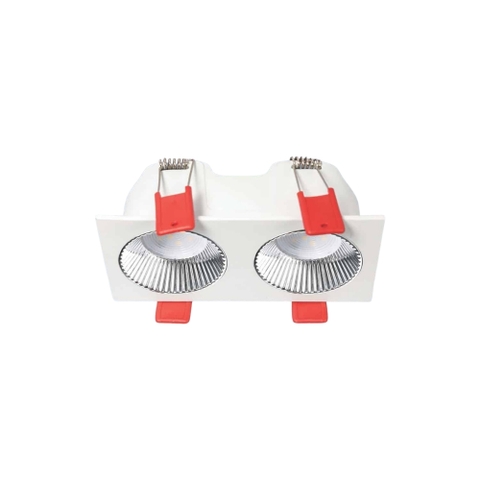 Đèn LED Downlight Âm Trần Mặt Vuông Chóa Nhôm Phản Quang Anfaco AFC 768/2 LED 12W
