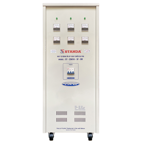 Ổn Áp Standa 3 Pha 25KVA ST-25KVA-3F-DR (160V-430V)