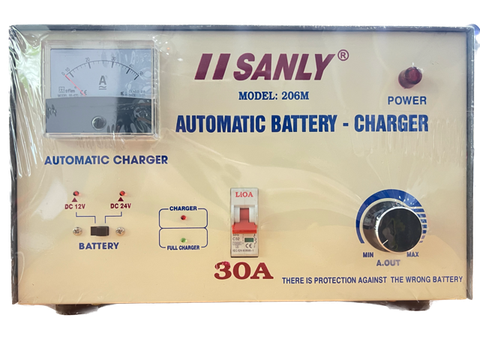 SẠC TỰ ĐỘNG SANLY 30A (12VDC - 24VDC)