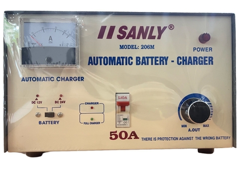 SẠC TỰ ĐỘNG SANLY 50A (12VDC - 24VDC)