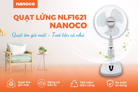 Quạt Lửng Nanoco NLF1621 (Màu xám)