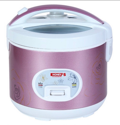 Nồi cơm điện Honey's HO-RC710-M18G - Nồi cơm điện cơ nắp gài, 1,8 lít, 700W