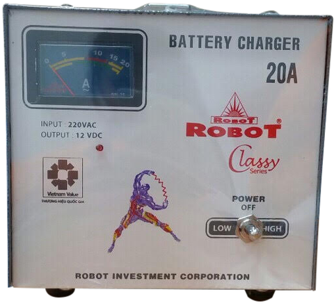 Sạc Tăng Giảm Robot 20A (12v)-(Dây đồng)