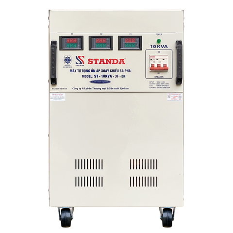 Ổn áp STANDA 10KVA 3 PHA ST-10KVA-3F-DR (dải 160v-430v)