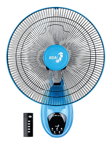 Quạt Treo Tường Asia VY377192 Mới (Remote) - Màu Thiên Thanh