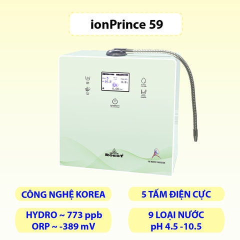 MÁY LỌC NƯỚC ION KIỀM THÔNG MINH IONPRINCE 59