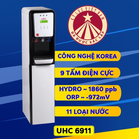 MÁY LỌC NƯỚC ION KIỀM NÓNG LẠNH ROBOT UHC - 6911