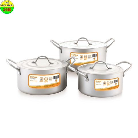 BỘ NỒI SUPOR TW08001 (HỢP KIM NHÔM)