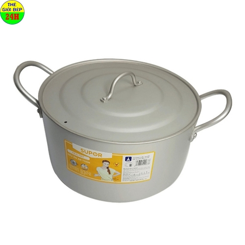 NỒI CANH SUPOR HT08008_8/28CM (HỢP KIM NHÔM OXY HOÁ MỀM)