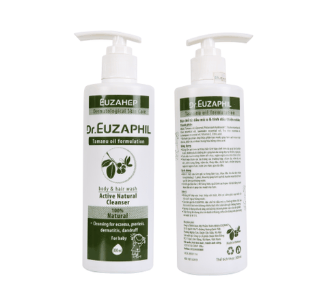 Sữa tắm gội Dr.Euzaphil active natural cleanser