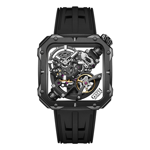 ĐỒNG HỒ NAM BONEST GATTI BG4001.B MECHANICAL MOVEMENT  MẶT VUÔNG CHÍNH HÃNG