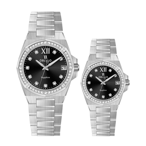 ĐỒNG HỒ CẶP ĐÔI OBLVLO AW-D-Đ SWISS QUARTZ CHÍNH HÃNG ĐẲNG CẤP
