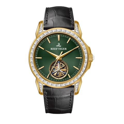 ĐỒNG HỒ NAM REEF TIGER RGA1904-GGBL LỘ TIM CƠ SIÊU CHẤT