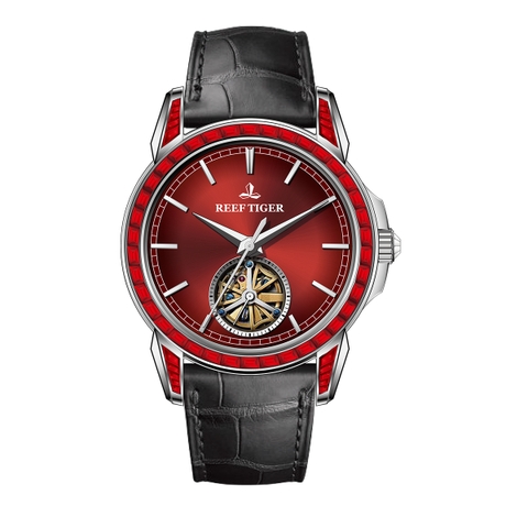 ĐỒNG HỒ NAM REEF TIGER RGA1904--YRBL LỘ TIM CƠ SIÊU CHẤT