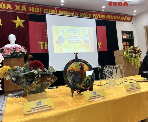 Kính nghệ thuật Hacoba tham dự cuộc thi Ocop 2024 tại Sơn Tây