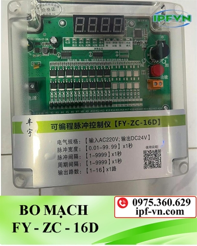 Bo mạch điều khiển van rũ bụi FY-ZC-16D