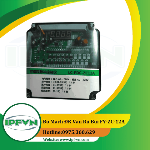 Bo mạch điều khiển van giũ bụi 12 chân LC-PDC-ZC12A