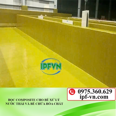 BỌC COMPOSITE CHO BỂ XỬ LÝ NƯỚC THẢI VÀ BỂ CHỨA HÓA CHẤT