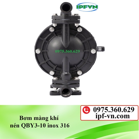 Bơm màng khí nén QBY3-10 inox 304